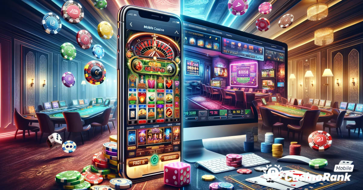 モバイルカジノとオンラインカジノ: 詳細な比較